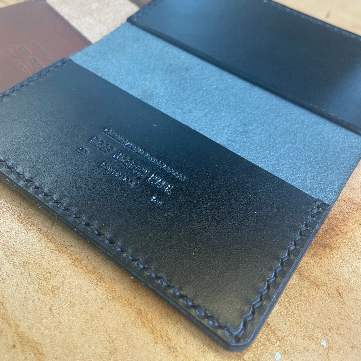 Minimal two slot card holder
