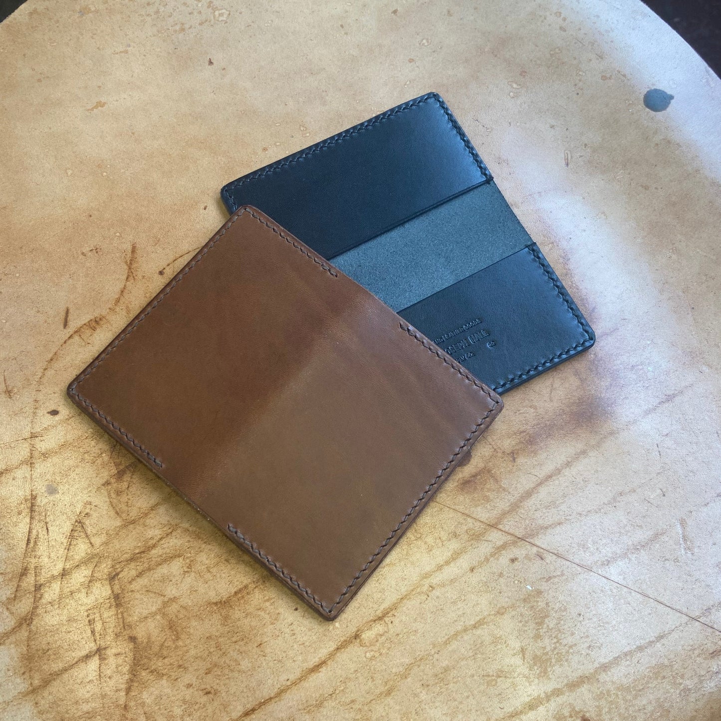 Minimal two slot card holder
